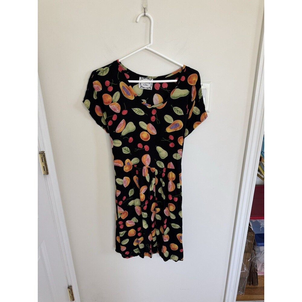 Dressing Clio Fruit Dress Retro Funky Teacher Medium